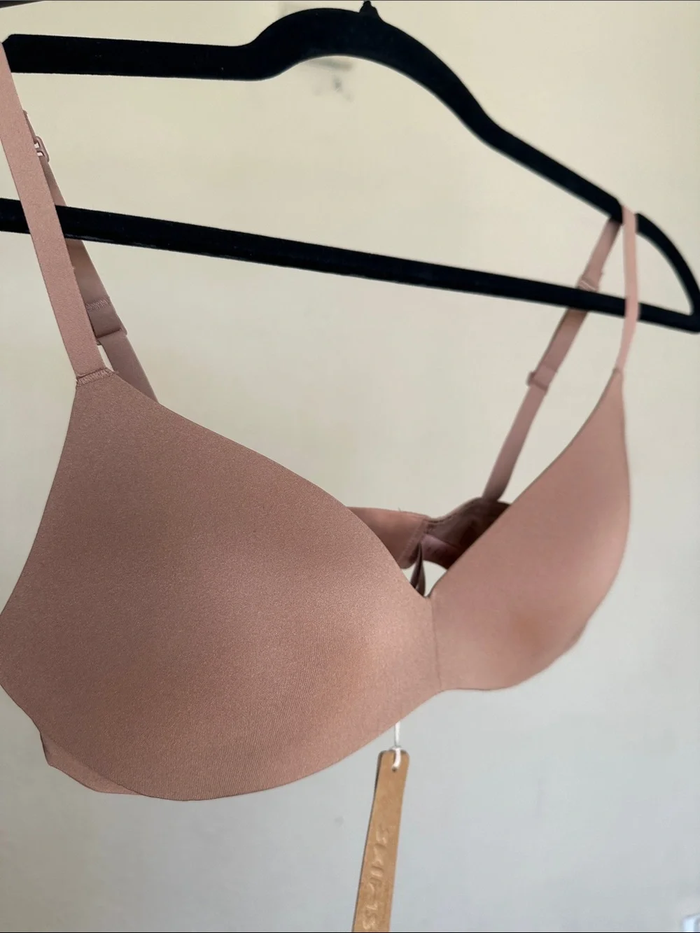 NWT Skims Body WIRELESS Push Up Plunge BRA in Ochre 34B - Picture 8 of 9